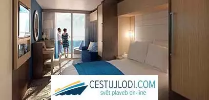 Superior kajuta s výhledem na moře s balkonem Superior kajuta s výhledem na moře s balkonem