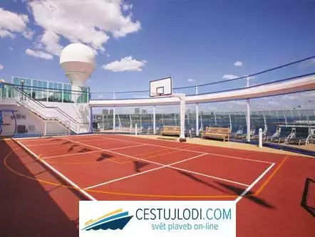 RCCL Radiance of the seas - basketbalové hřiště