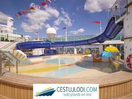 RCCL Serenade of the seas - skluzavka