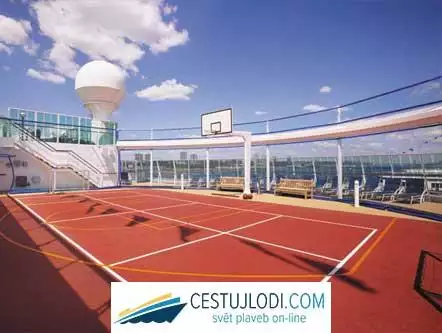 RCCL Serenade of the seas - basketbalové hřiště