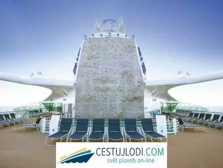 RCCL Serenade of the seas - horolezecká stěna