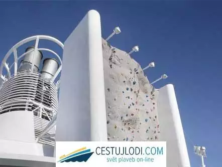 RCCL Vision of the seas - horolezecká stěna