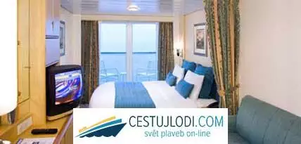 Deluxe vnější kajuta s balkonem Deluxe vnější kajuta s balkonem